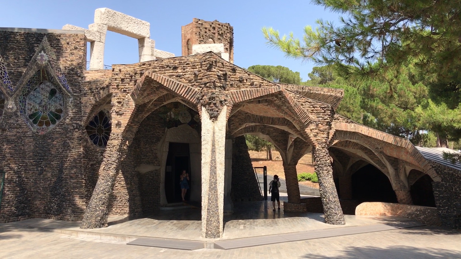 Gaudí's Crypt, which lies in Colònia Güell, just outside Barcelona. (Photo: Alicia Egorov)
